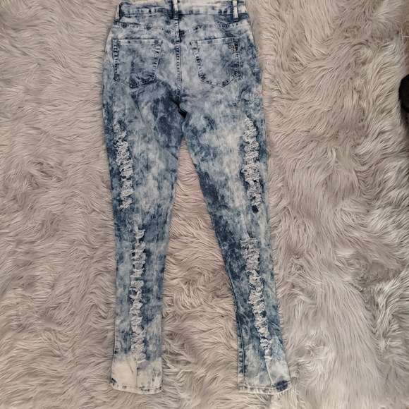 Blue Ripped Jeans - Picture 2 of 3